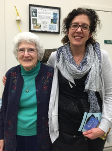 Rachel with the late Dr. Mary Rice.
